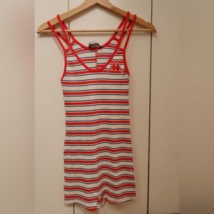 Zara x Kappa stripe romper!